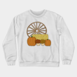 Autumn Pumpkin Scene Crewneck Sweatshirt